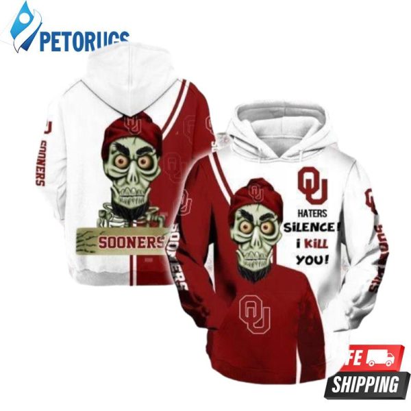 Oklahoma Sooners Hater Silence I Kill You 3D Hoodie