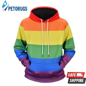 Ombre Strip Cool 3D Hoodie