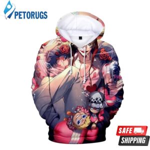 One Piece Corazon 3D Hoodie