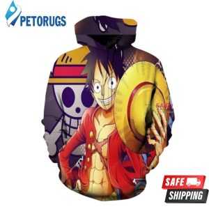 One Piece Monkey D Luffy 3D Hoodie