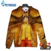 One Piece Monkey D Luffy Gold 3D Hoodie