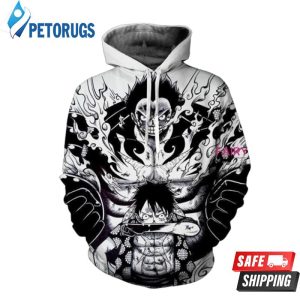 One Piece Monkey D Luffy Manga 3D Hoodie