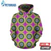 Optical Illusion Flower Rainbow Style 3D Hoodie