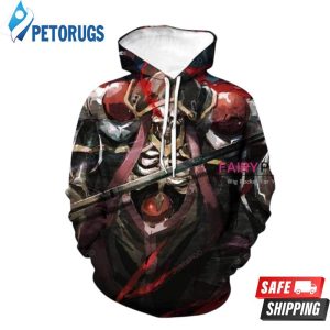 Overloword Ainz Ooal Gown 3D Hoodie