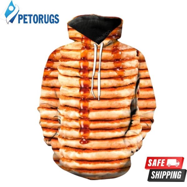 Pancake Paparazzi 3D Hoodie