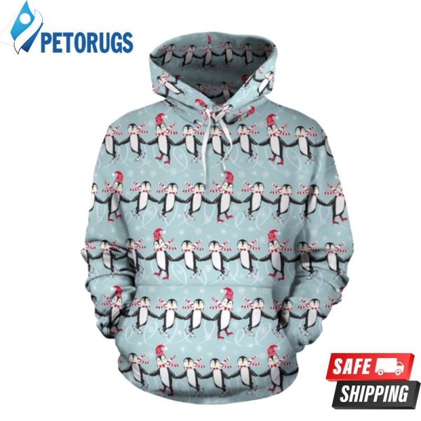 Penguin Sking 3D Hoodie