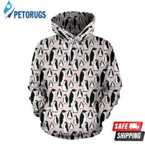 Penguin Themed 3D Hoodie