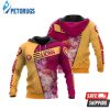 Personalized Brisbane Lions Smoke Custom Name 3D Hoodie