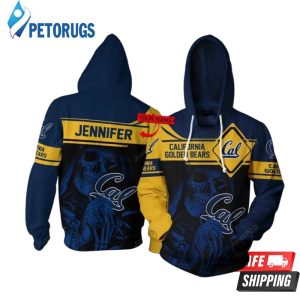 Personalized California Golden Bears Football Custom Name 3D Hoodie