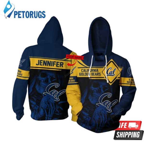 Personalized California Golden Bears Football Custom Name 3D Hoodie