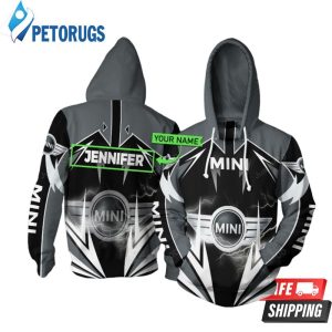 Personalized Car Mini Lightning Custom Name 3D Hoodie