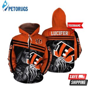 Personalized Cincinnati Bengals Custom Name 3D Hoodie