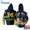 Personalized Michigan Wolverine Custom Name 3D Hoodie