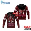 Personalized Oklahoma Sooners Football Custom Name 3D Hoodie