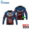 Personalized Sydney Roosters Nrl Jack Skellington Custom Name 3D Hoodie