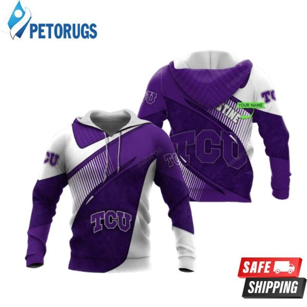 Personalized Tcu Horned Frogs Custom Name 3D Hoodie