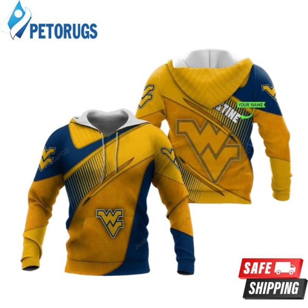 Personalized West Virginia Mountaineers Custom Name 3D Hoodie