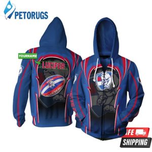 Personalized Western Bulldogs Realball Custom Name 3D Hoodie