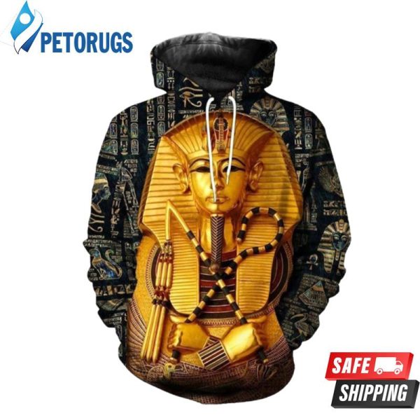 Pharaoh Tutankhamun 3D Hoodie