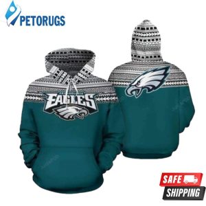 Philadelphia Eagles Ncaa Football Maori Tattoo Light Blue Philadelphia Eagles Philadelphia Eagles 3D Hoodie