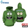 Pickle Rick 3D Hoodie