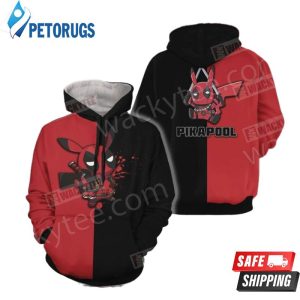 Pikachu And Deadpool 3741 3D Hoodie