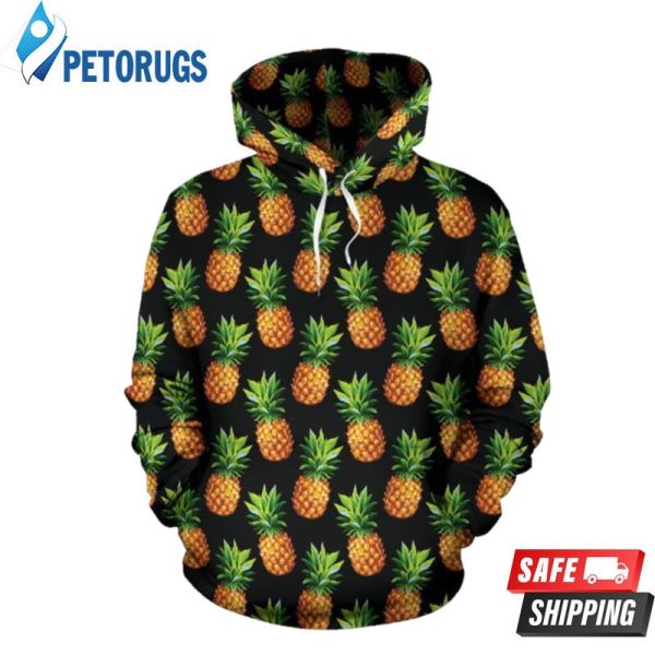 Pineapple Cute Pattern 3D Hoodie