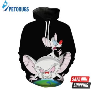 Pinky And The Brain Prinky And The Brain Clothing 3D Hoodie