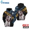 Pittbull Camouflage 3D Hoodie