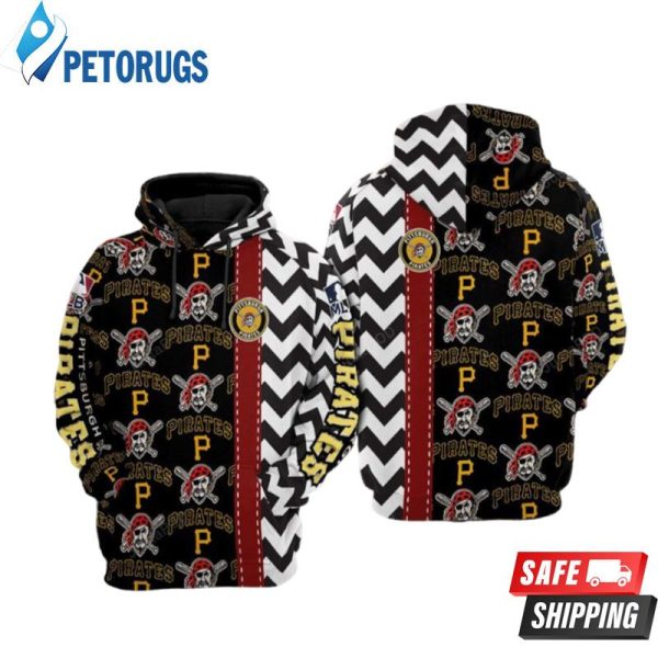 Pittsburgh Pirates Nfl Football Many Logo Pittsburgh Pirates Pittsburgh Pirates 3D Hoodie