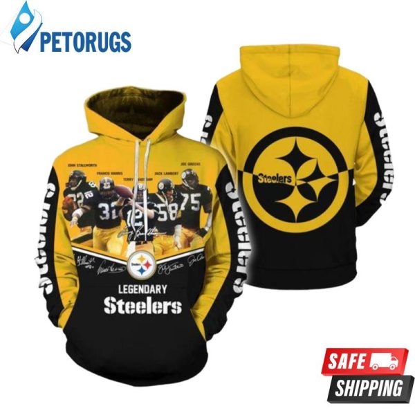 Pittsburgh Steelers Legendary Steelers 19958 3D Hoodie