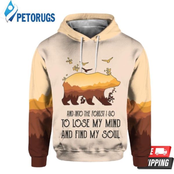 Polar Bears And Into The Forest I Go Polar Bears Polar Bears 3D Hoodie