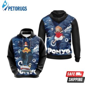 Ponyo New Look 1292 3D Hoodie