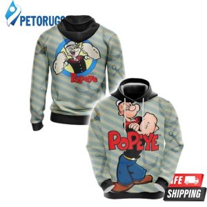 Popeye Characters New 2095 3D Hoodie