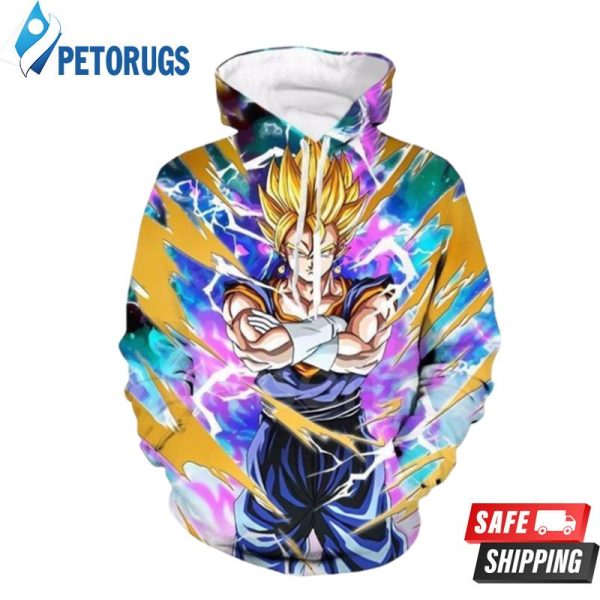 Potara Fusion Goku Dragon Ball Z 3D Hoodie