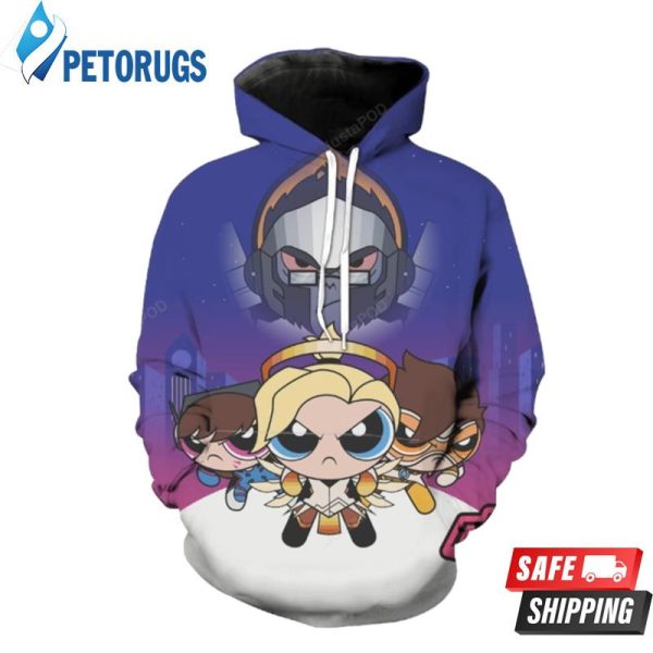 Powerpuff Girls Mojo And More Character 3D Hoodie