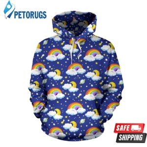 Rainbow Space 3D Hoodie