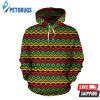 Rasta Reggae Color Themed 3D Hoodie