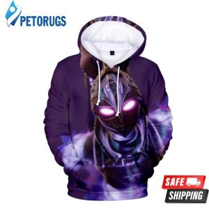 Ravage Purple 3D Hoodie