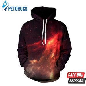 Red Interstellar 3D Hoodie