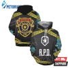 Resident Evil Rpd 3429 3D Hoodie