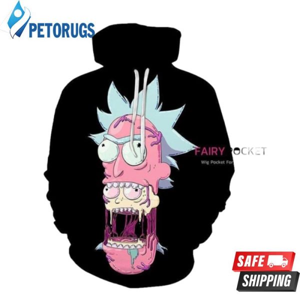 Rick And Morty Black B 3D Hoodie