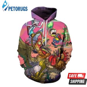 Rick And Morty J 3D Hoodie