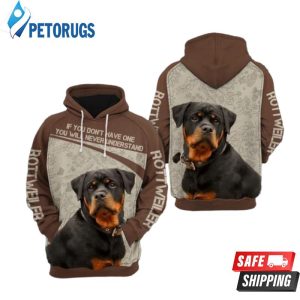 Rottweiler Lovers 3D Hoodie