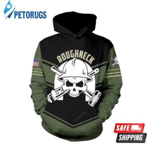 Roughneck Skull Usa 3D Hoodie