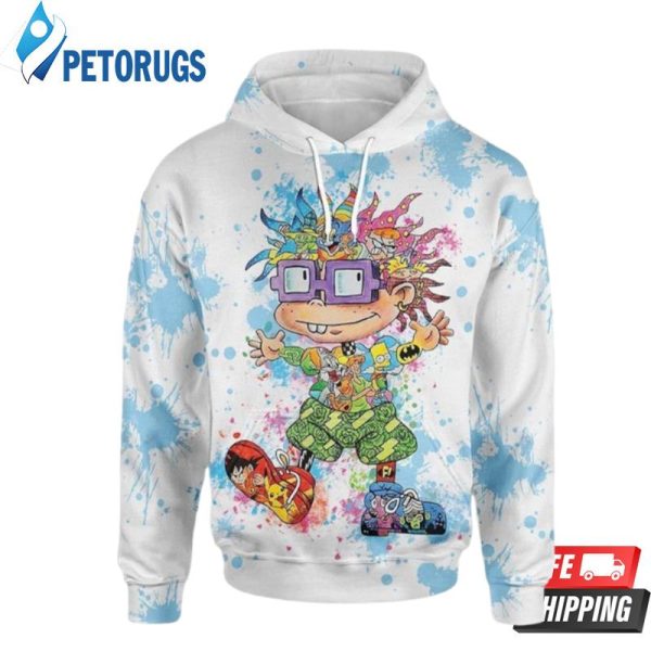 Rugrats Toon And Pered Custom Rugrats Toon Graphic 3D Hoodie