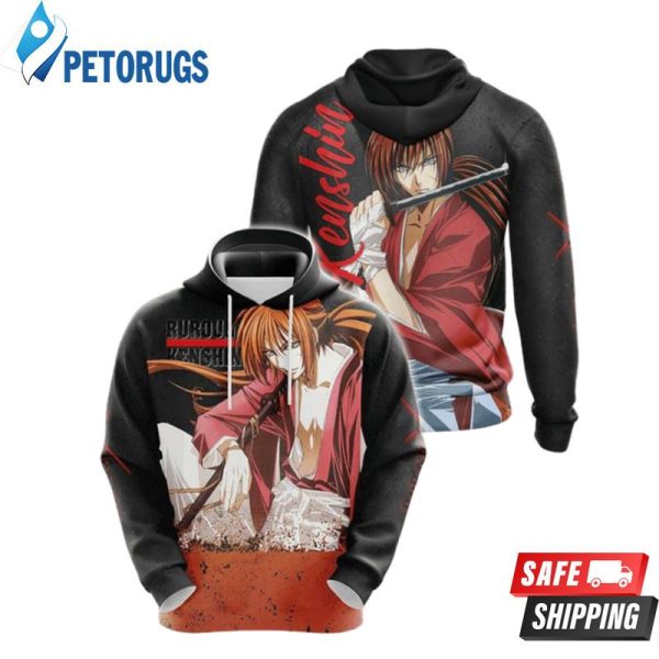 Rurouni Kenshin 1318 3D Hoodie