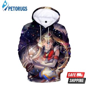 Sailor Moon Tsukino Usagi C 3D Hoodie