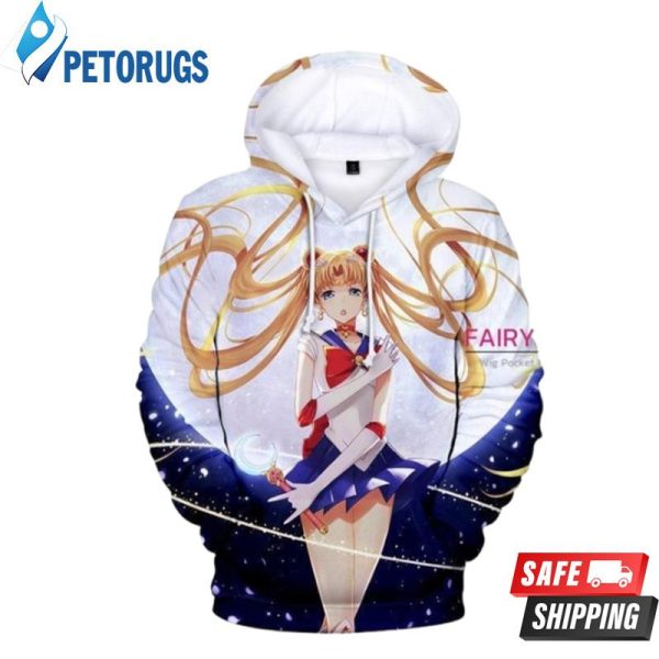 Sailor Moon Tsukino Usagi E 3D Hoodie