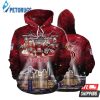 San Francisco 49Ers City Night Light Galaxy Signed 3D Hoodie